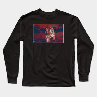 Tiger Pop art 6 Long Sleeve T-Shirt